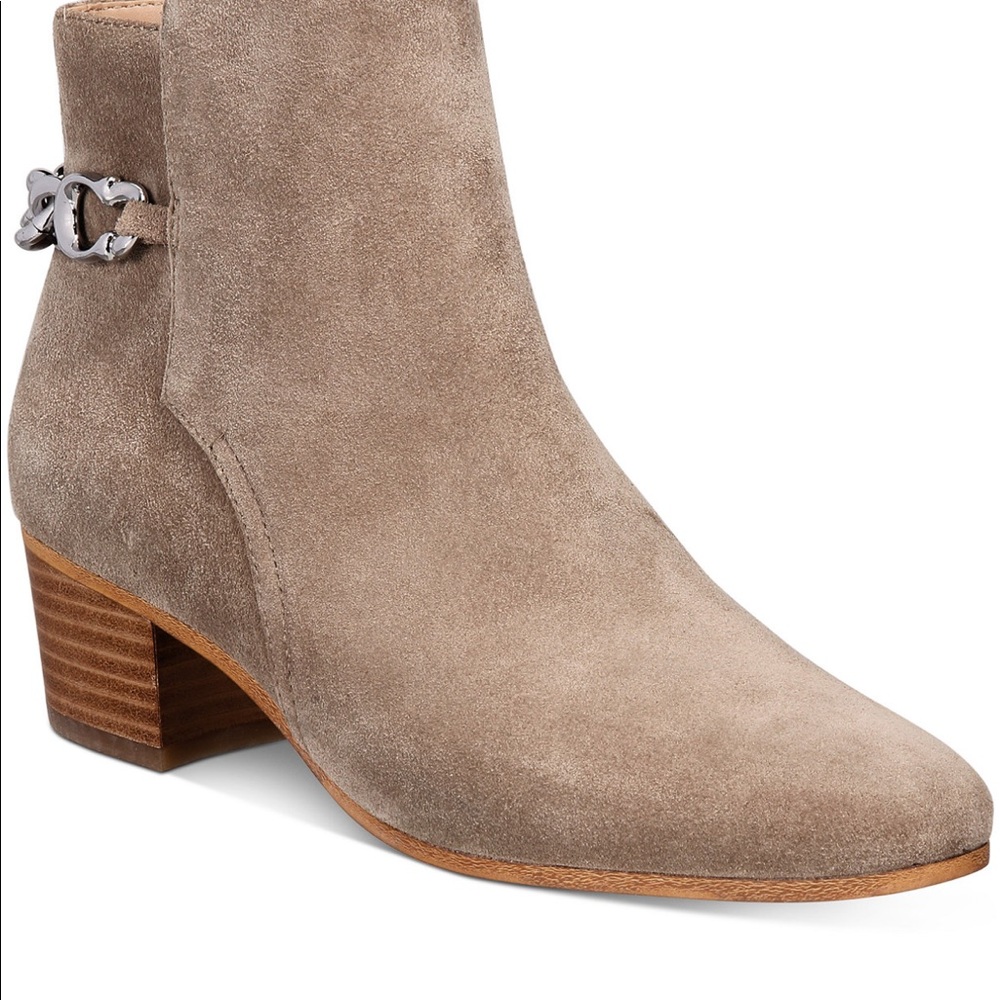Coach carissa suede ankle chain bootie - Picture 2 of 6